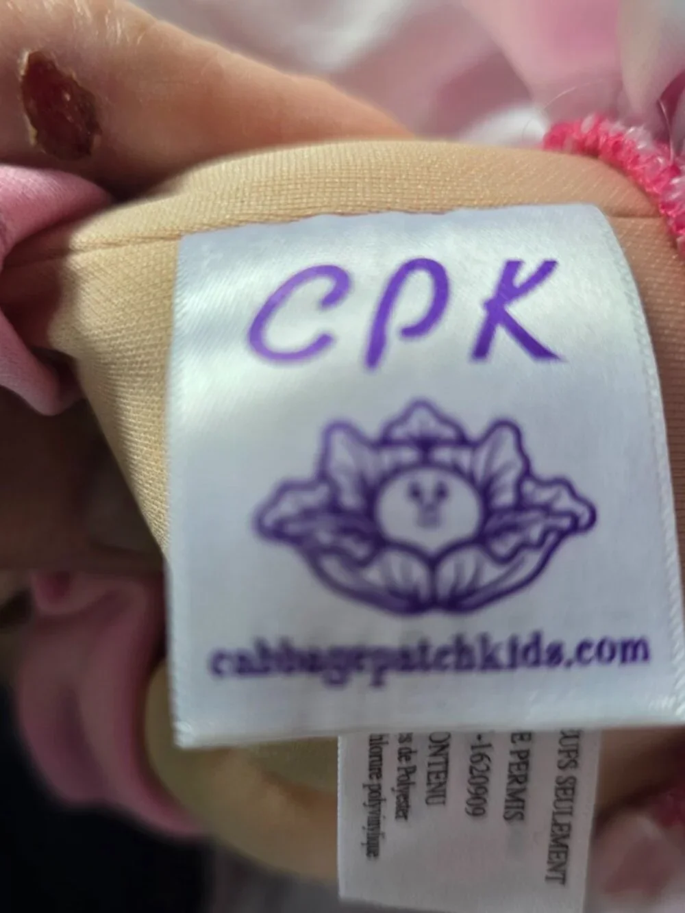 Cabbage Patch Kids blond hair